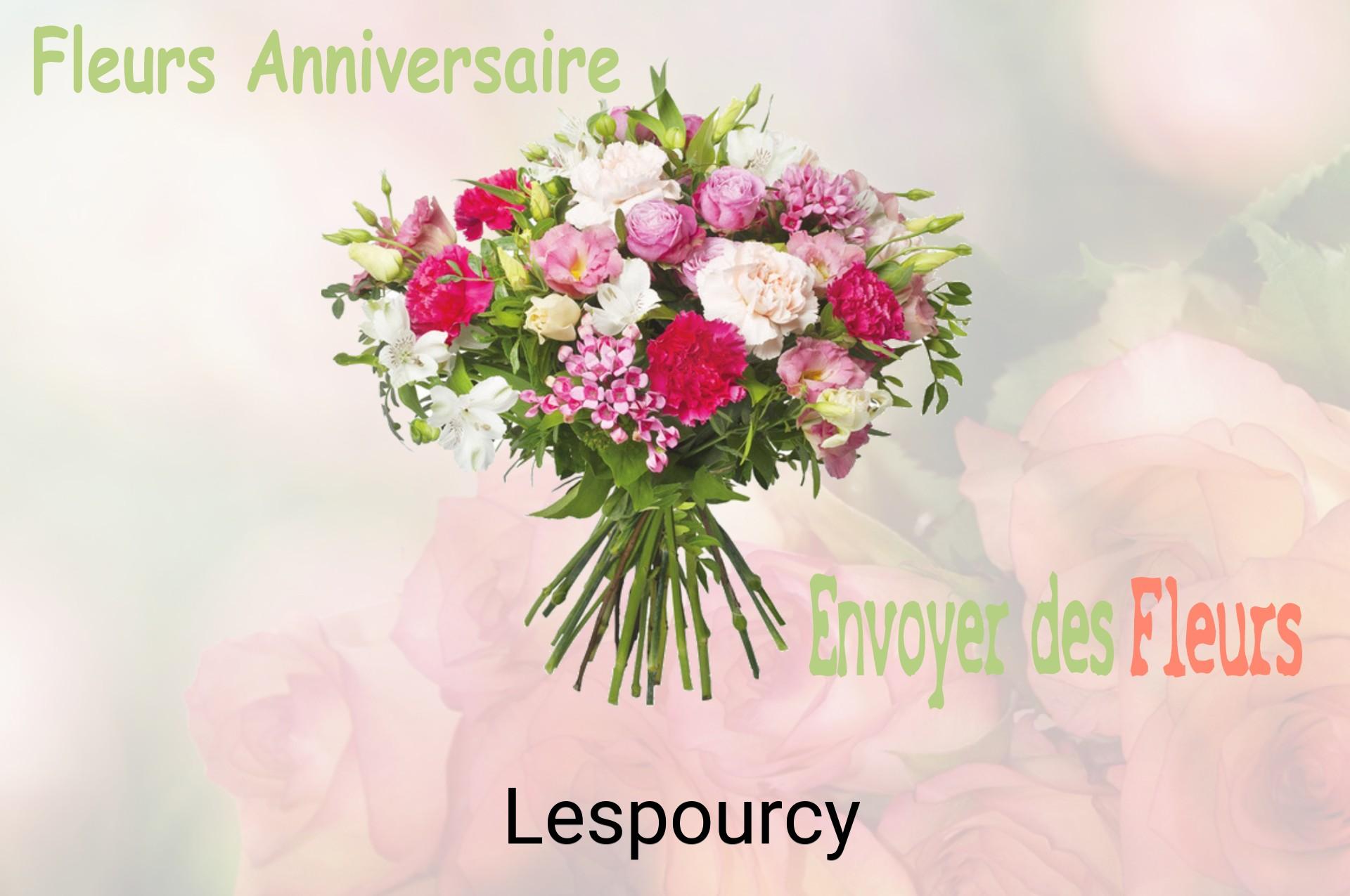 Bouquet de fleurs d’anniversaire livré à Lespourcy