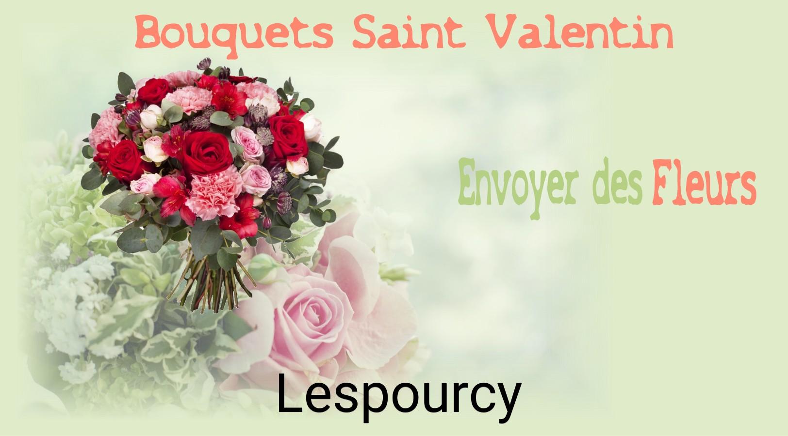 Roses de Saint-Valentin livrées à Lespourcy